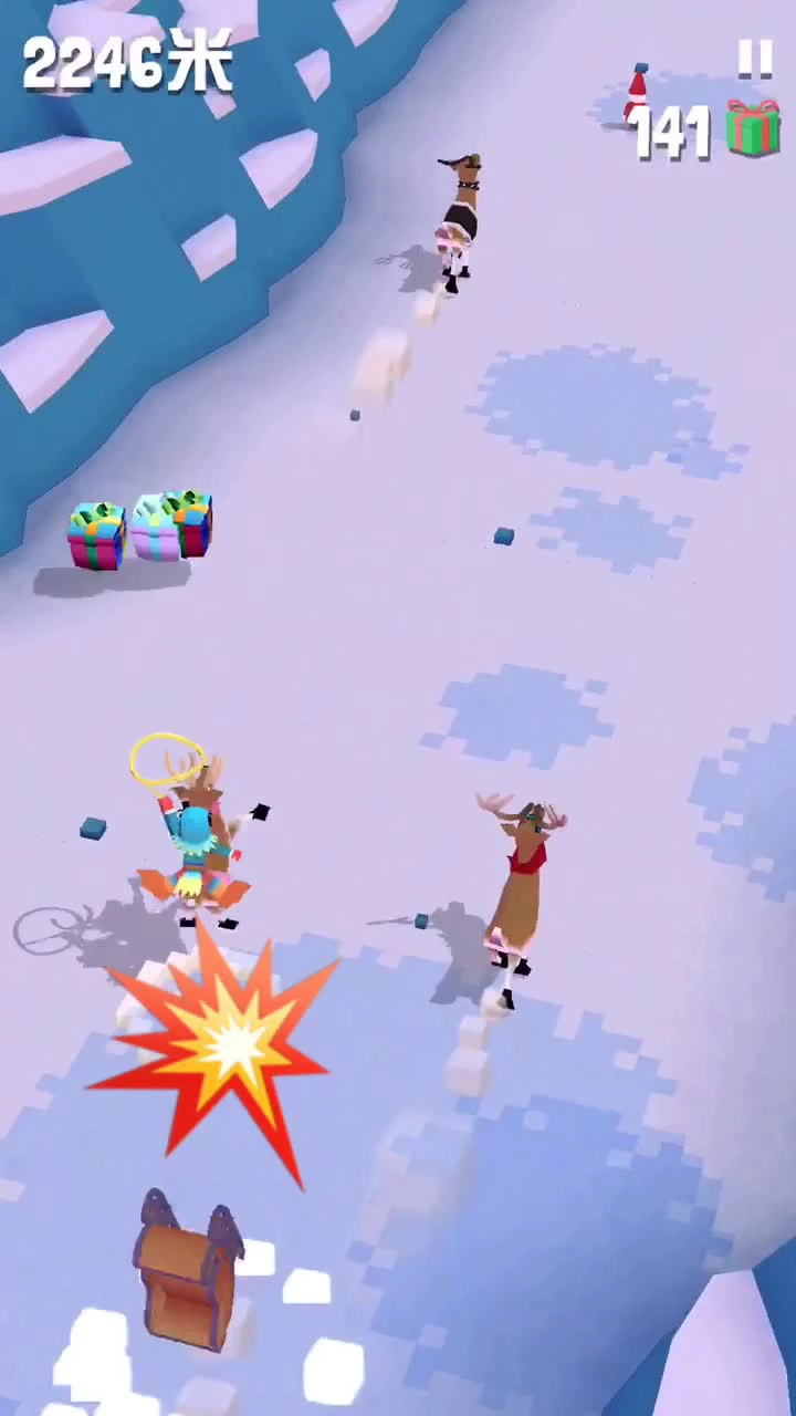 看来拉雪橇委屈你了